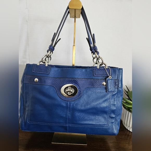 Coach Handbags - Coach Penelope  Snake Embossed Leather F16531 Shoulder Bag